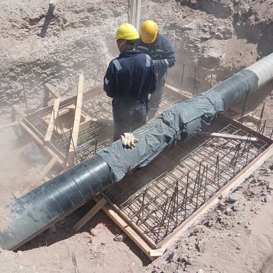 LyP construcción de cámaras OLVELDAL para la industria petrolera en Neuquén, Patagonia Argentina