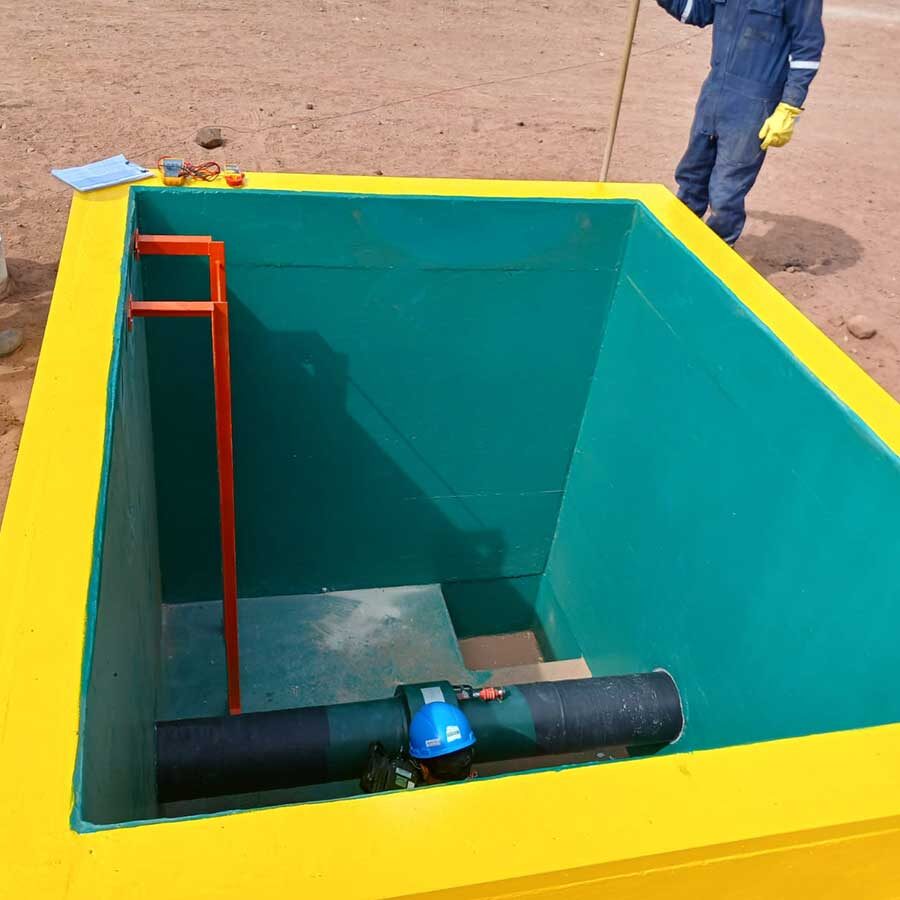 LyP construcción de cámaras OLVELDAL para la industria petrolera en Neuquén, Patagonia Argentina