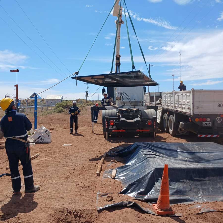 LyP construcción de cámaras OLVELDAL para la industria petrolera en Neuquén, Patagonia Argentina